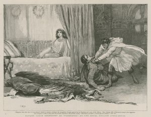 Madame Sarah Bernhardt en Cléopâtre à l