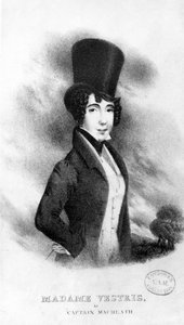 Madame Vestris en tant que capitaine MacHeath, 1833