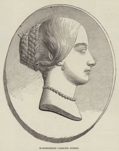 Mademoiselle Caroline Duprez (gravure) - English School