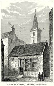 Magdalen Chapel, Cowgate, Edinburgh (gravure) - English School