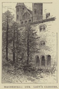 Magdebourg, le Cloître de Notre-Dame (gravure) - English School