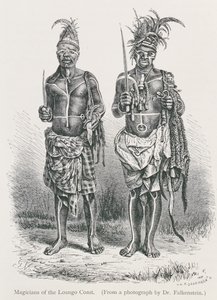 Magiciens de la côte de Loango, gravé d