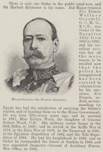 Major-Général Sir Francis Grenfell (gravure) - English School