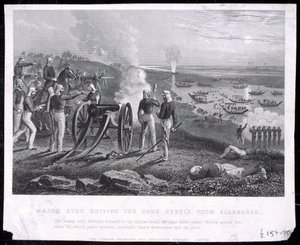 Le Major Eyre chassant les rebelles d