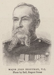 Major John Barryman, VC (gravure) - English School