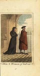 Homme et femme de Lisbonne, Portugal - English School