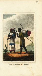 Homme et femme du Mexique - English School