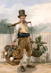 Homme portant des légumes - English School