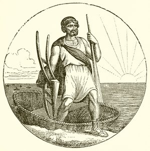 Homme dans un Coracle - English School