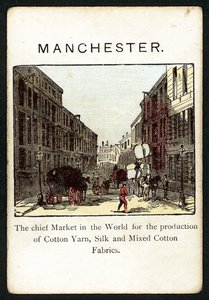 Manchester (lithographie en couleur) - English School