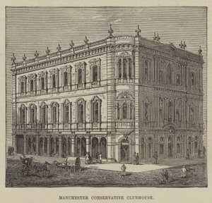 Club conservateur de Manchester (gravure) - English School