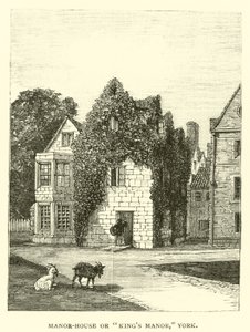 Manoir ou Kings Manor, York - English School