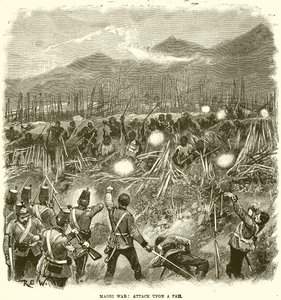 Guerre maorie : Attaque d