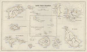 Carte : Îles du Cap-Vert, d