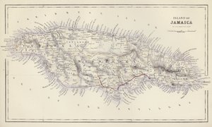 Carte : Île de la Jamaïque, par G H Swanston, Édimbourg - English School