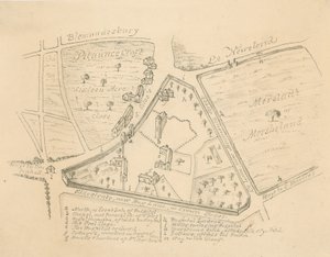 Carte de la paroisse de St Giles in the Fields, Londres