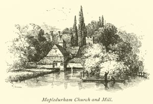 Église et moulin de Mapledurham - English School