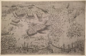 Maps.C.C.5.a.409 La Bataille de Pinkie, vers 1547-48 - English School