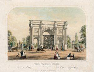 Marble Arch, Oxford Street, Londres - English School