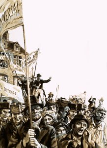 Marche pour le suffrage - English School