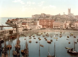Margate depuis le port - English School