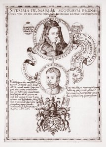 Mariae Scotorum Regina et son fils, le roi Jacques - English School