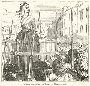 Marie-Antoinette conduite à l