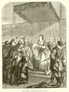 Marie-Thérèse faisant appel à la Diète magyare - English School