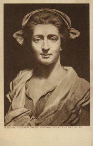 Marie Tussaud, artiste et sculpteur de cire français (lithographie) - English School