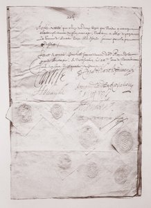 Contrat de mariage de Charles I - English School