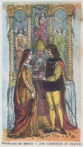 Mariage du roi Henri V et de Catherine de France - English School