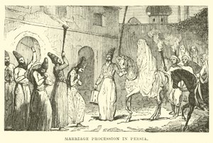 Procession de mariage en Perse - English School