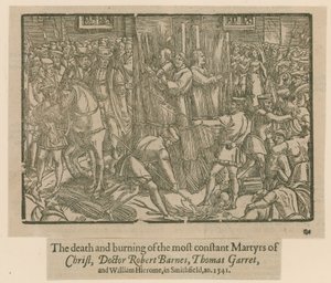 Martyrs brûlés à Smithfield (gravure)