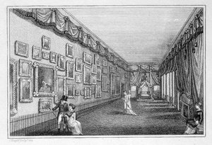 Exposition de broderies de Mary Linwood à Savile House - English School
