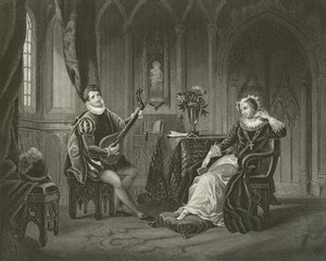 Marie Stuart et son secrétaire Chatelar - English School