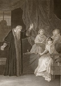 Marie Stuart réprimandée par Knox, illustration de L