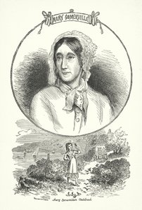 Mary Somerville, scientifique et écrivaine écossaise (gravure)