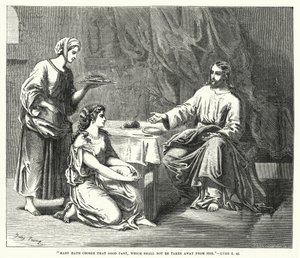 Marie a choisi la bonne part, qui ne lui sera pas ôtée, Luc X, 42 - English School