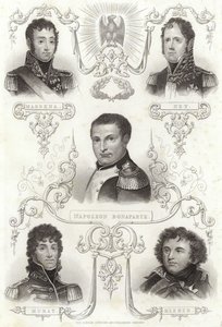 Masséna, Ney, Napoléon Bonaparte, Murat et Kléber - English School