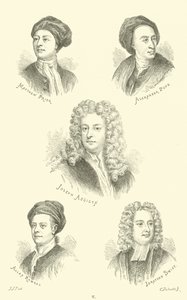 Matthew Prior, Alexander Pope, Joseph Addison, Allan Ramsay, Jonathan Swift - English School