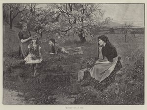 Le temps de mai (gravure) - English School