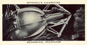 Excavatrice mécanique (lithographie)