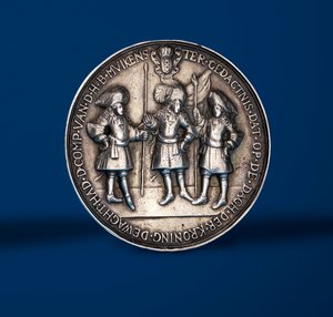 Médaille commémorant les festivités du couronnement de Guillaume et Marie à Amsterdam, 1869 (revers)