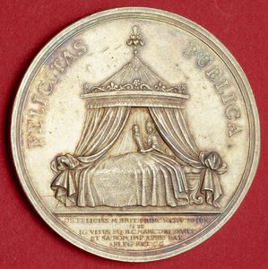Médaille commémorant la naissance du Prince James, 1688 - English School