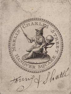 Médaillon étiqueté Merlin Charles Street, Hanover Square; Milton F Tower - English School