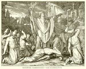 Superstition médiévale : les flagellants - English School