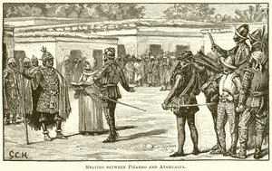 Rencontre entre Pizarro et Atahualpa - English School