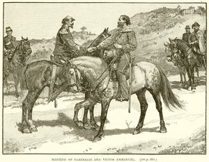 Rencontre de Garibaldi et Victor Emmanuel