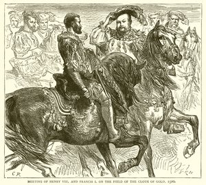 Rencontre de Henri VIII et François Ier au Camp du Drap d