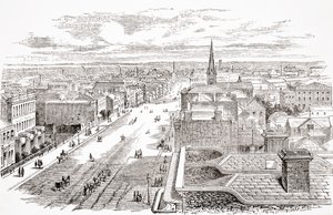 Melbourne, Australie, de The Gallery of Geography par le révérend Thomas Milner, publié vers 1880 - English School